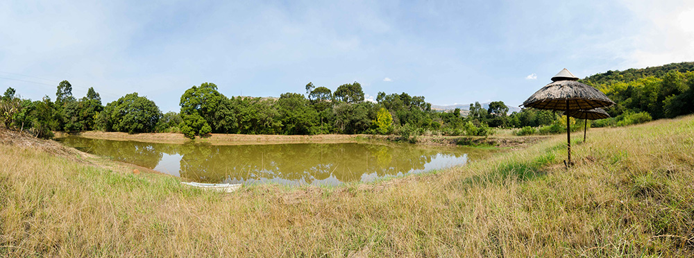 The dam at Khaya Mandevu